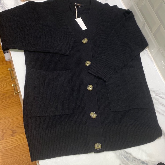 Quince Baby Alpaca-Wool Oversized Cardigan - Picture 5 of 12